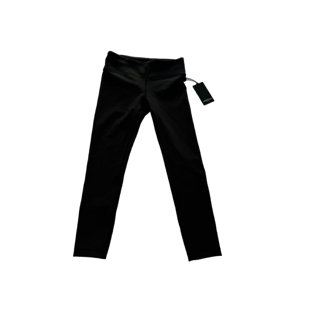 LANSTON SPORT Cropped Leggings Black XS BUTTERY SOFT With Inner Pocket
